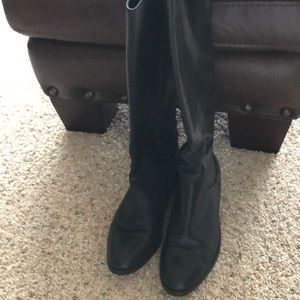 Cole Haan women's black leather boots. Size 9.